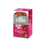 Ahmad Tea Rosehip, Hibiscus & Cherry, 20 Foil-Wrapped Teabags