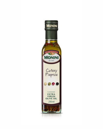 Monini Four Peppers Flavored Extra Virgin Olive Oil 250ml
